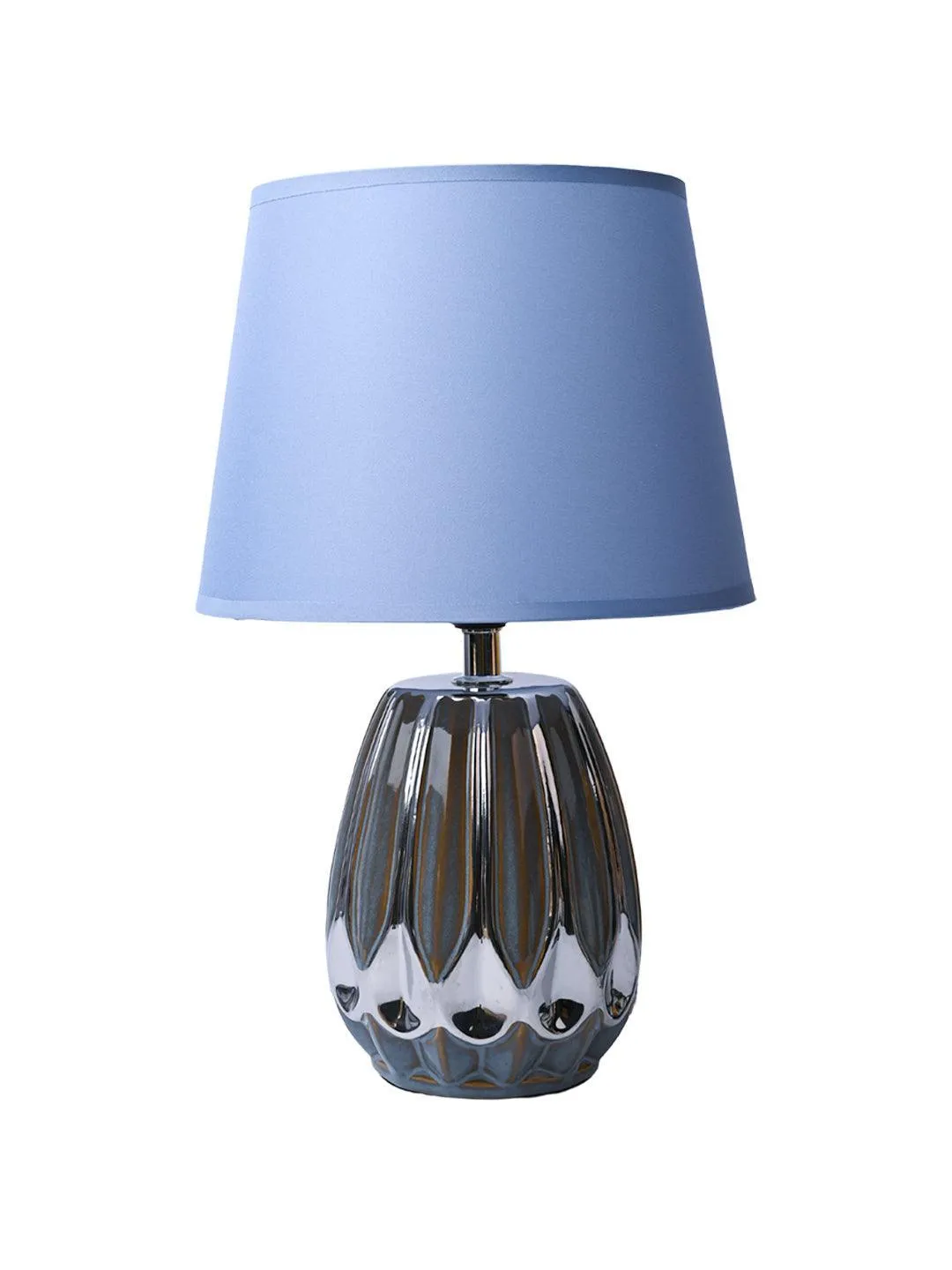 Stylish Light Blue Shade Table Lamp