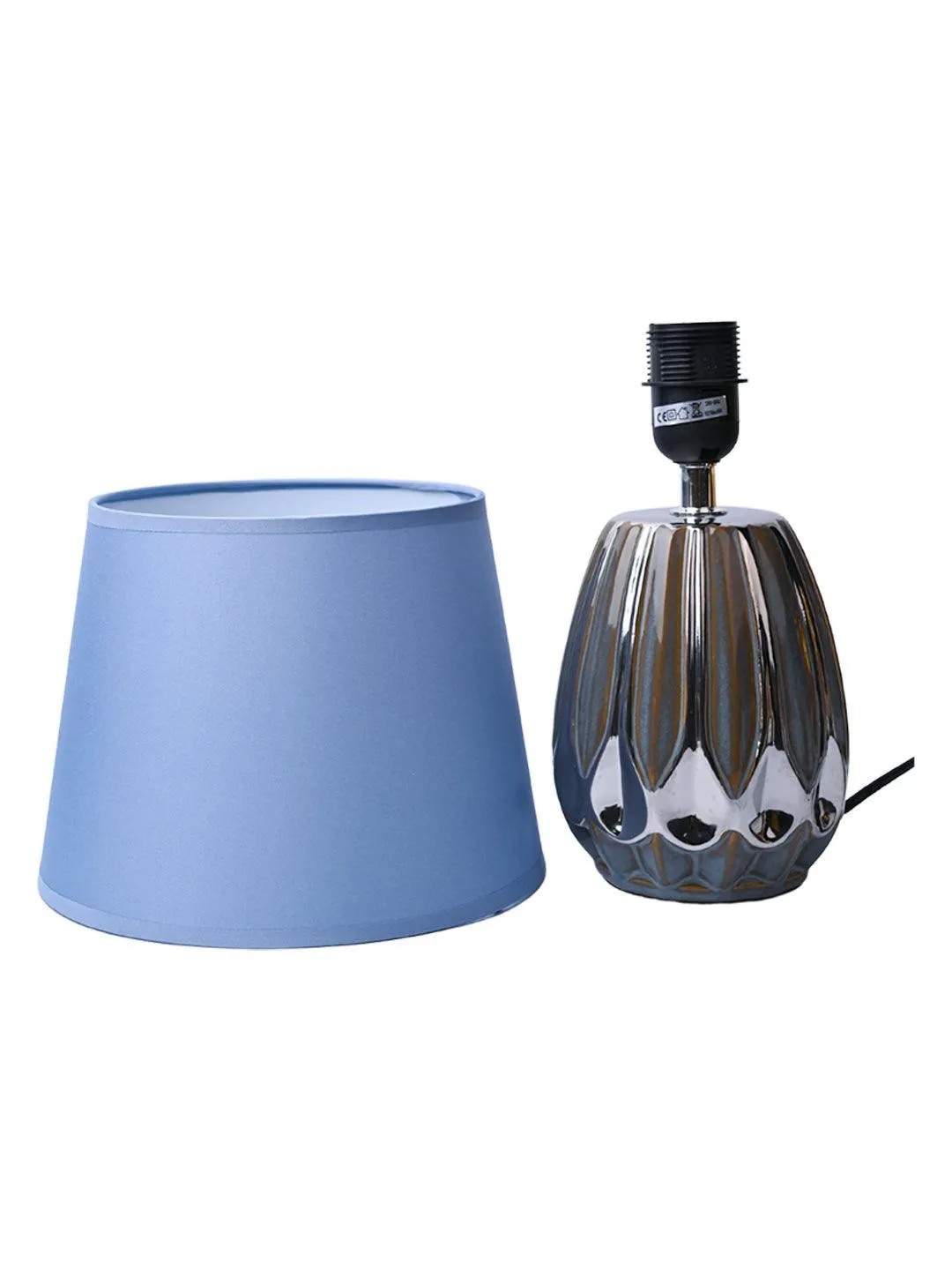 Stylish Light Blue Shade Table Lamp