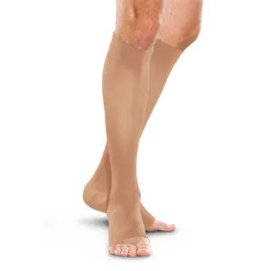 Therafirm Men's and Women's Open Toe Knee Highs 30-40 mmHg