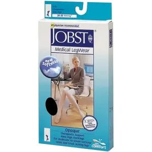 Women's Jobst Opaque Knee High Socks 20-30mmHg Natural Small